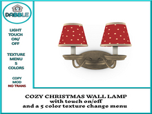 DB COZY CHRISTMAS WALL LAMP  add me