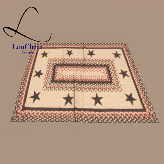 LouChara Farmhouse Christmas Rug