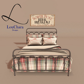 LouChara Farmhouse Christmas Bed