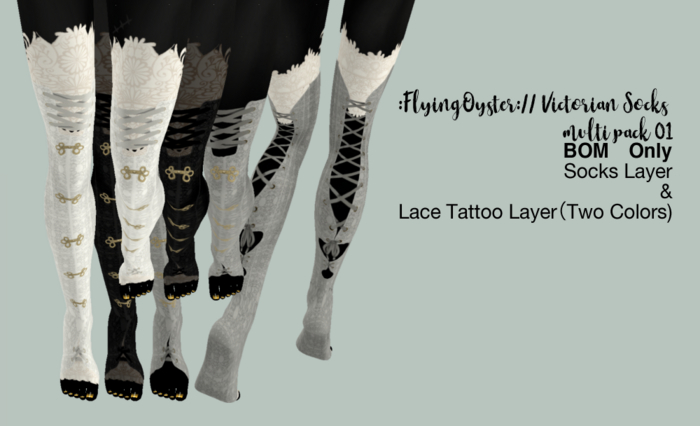 :FlyingOyster:// Victorian Socks multi pack 01 (add