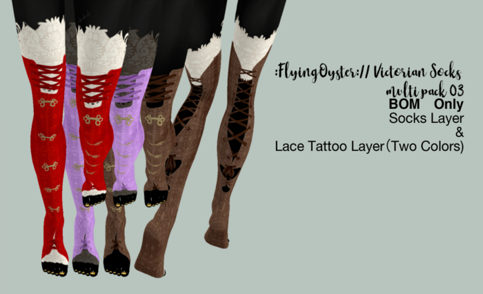 :FlyingOyster:// Victorian Socks multi pack 03 (add