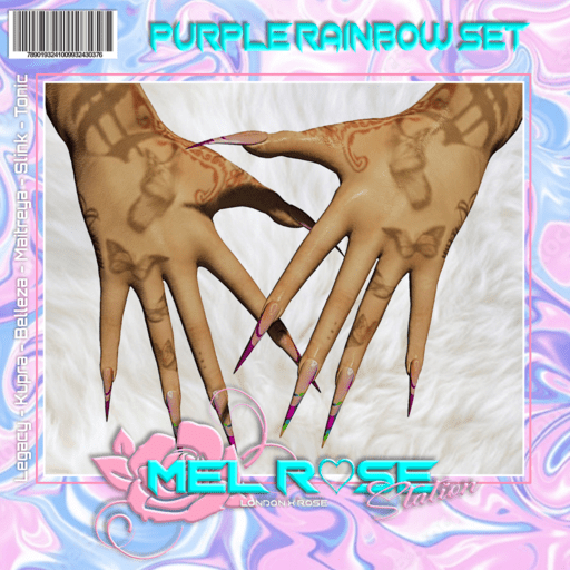 MRS: Purple Rainbow Set ~ Stiletto