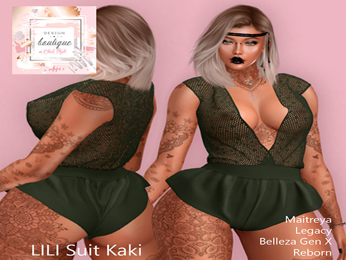"n'Click Style" LILI SUIT KAKI 