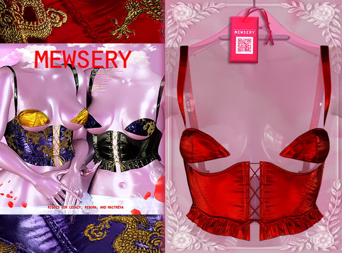 #MEWSERY Dulcet Top {#3 Silk.Ruby}