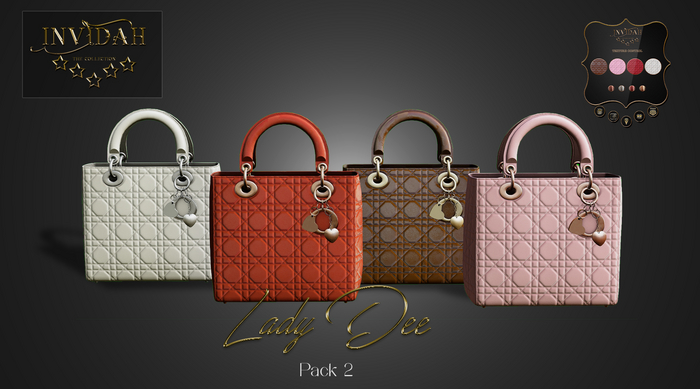 Invidah* Lady Dee Purse - PACK 2!