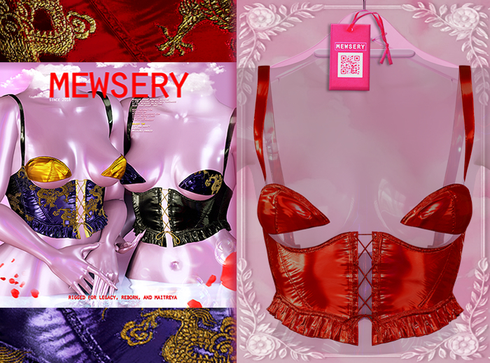 #MEWSERY Dulcet Top {#13 Latex.Ruby}