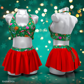 Harmonia Christmas Candy Complete Skirt Top Outfit Maitreya Petite Legacy Freya