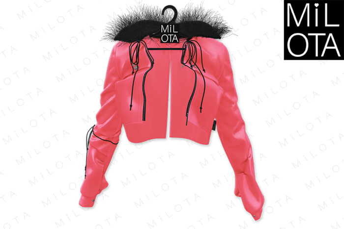 MILOTA: Sydney jacket [deep pink]