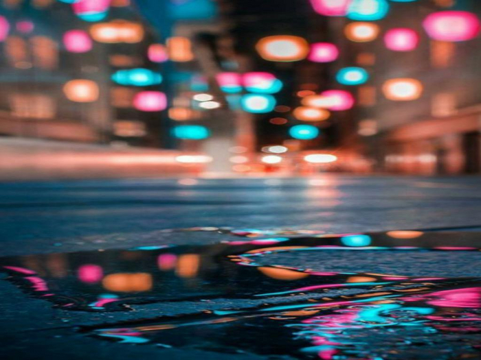 Blurred Street Texture