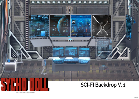 Second Life Marketplace - .SD. Sci-FI - Backdrop - V.1 - {Rez Me}