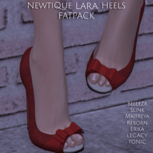 NewtiQue Lara Heels FATPACK