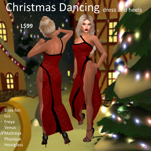 (BB design) Christmas Dancing Red