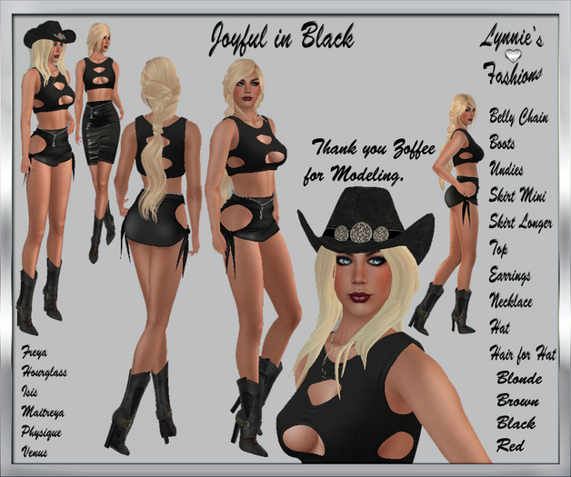 JOYFUL IN BLACK UNPACK