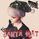 Santa Hat Plaid Green
