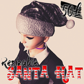 Santa Hat Plaid Black