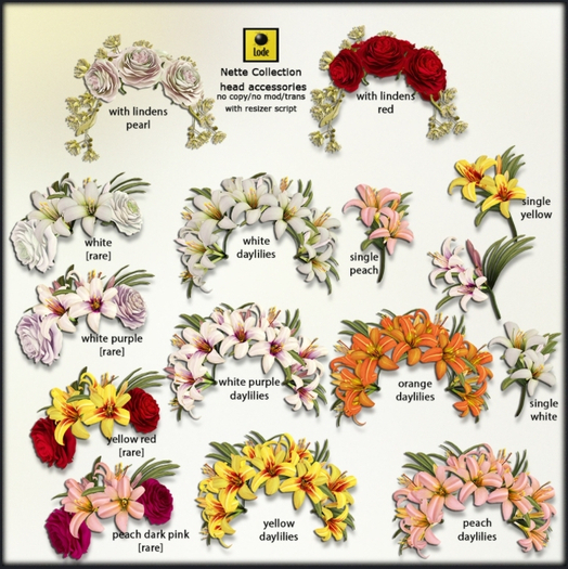 *LODE* Head Accessory - Nette [yellow red] RARE