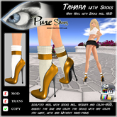 << PURE >> Pure Shoes - Tamara with Socks in Copper [inworld price 99L$]