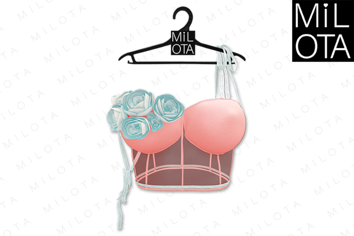 MILOTA: Candy top [pink]