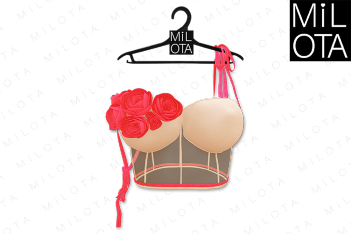 MILOTA: Candy top [beige]