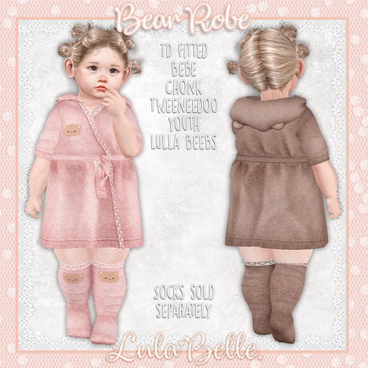 {Lula Belle} Bear Robe - Fatpack {Boxed}