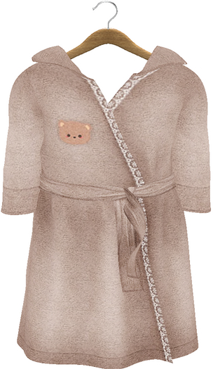 {Lula Belle} Bear Robe - Tan {Boxed}