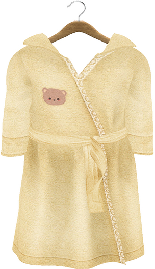 {Lula Belle} Bear Robe - Sunshine {Boxed}
