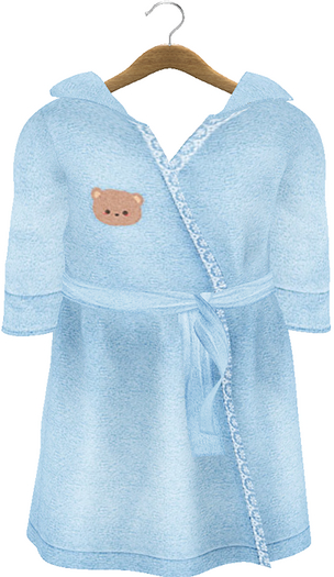 {Lula Belle} Bear Robe - Sky {Boxed}