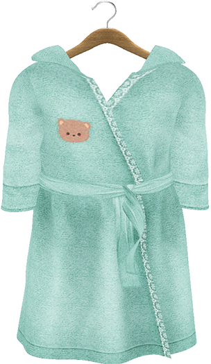 {Lula Belle} Bear Robe - Mint {Boxed}