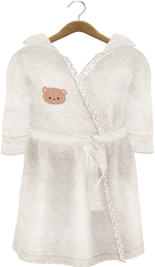 {Lula Belle} Bear Robe - Cotton {Boxed}