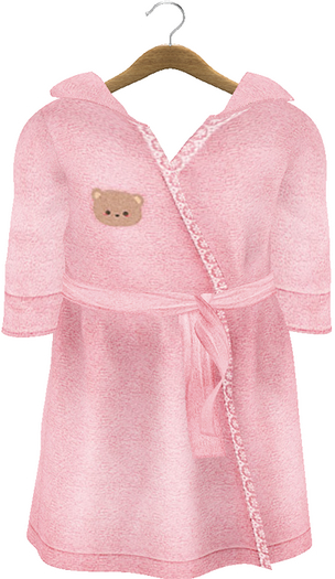 {Lula Belle} Bear Robe - Blush {Boxed}