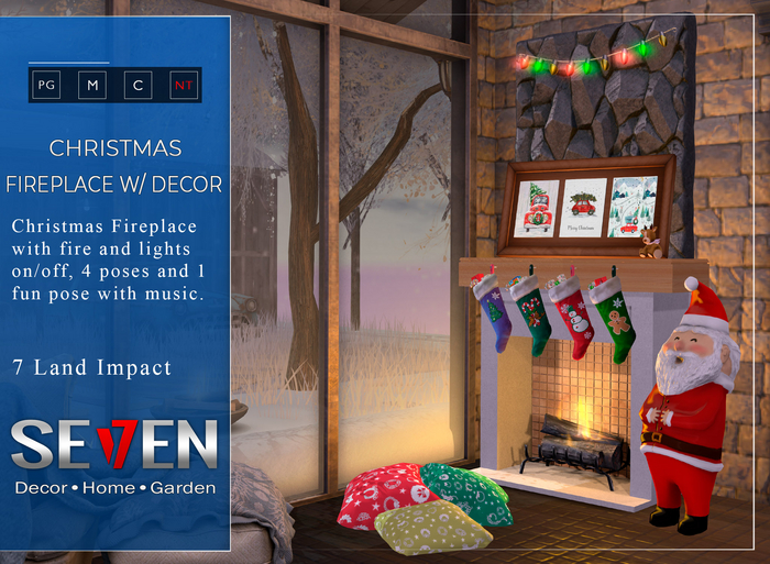 SE7EN - Christmas Fireplace