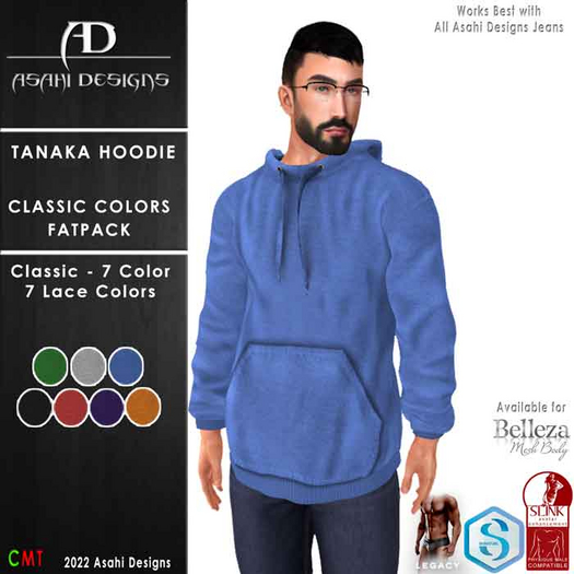 {AD} Tanaka HoodiePK -ClassicFatpack