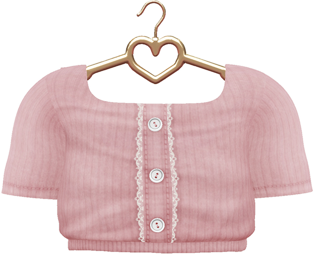 {Lula Belle} Emilia Crop Top - ROSE {boxed}