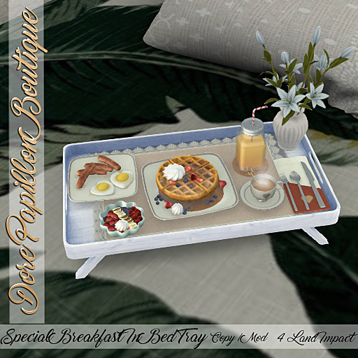 DPB Special Breakfast In Bed Tray - Baby Blue