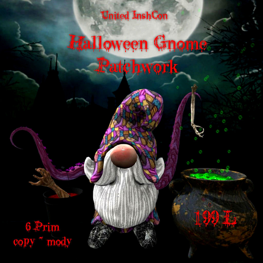 *UI* Halloween Gnome Patchwork v