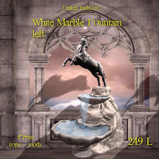 *UI* White Marble Fountain Left v
