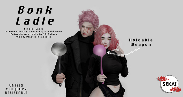+SEKAI+ Bonk Ladle - White Plastic