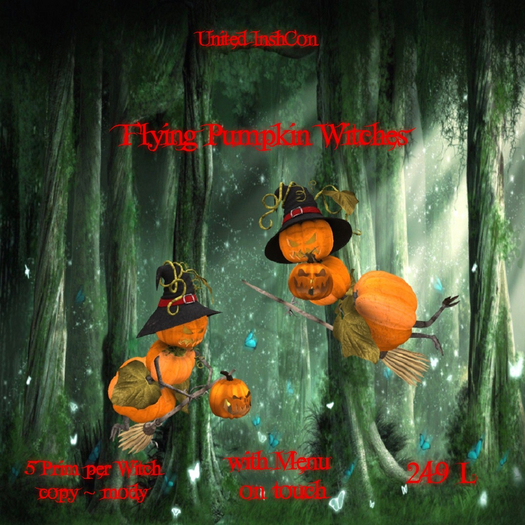 *UI* Flying Pumpkin Witch v