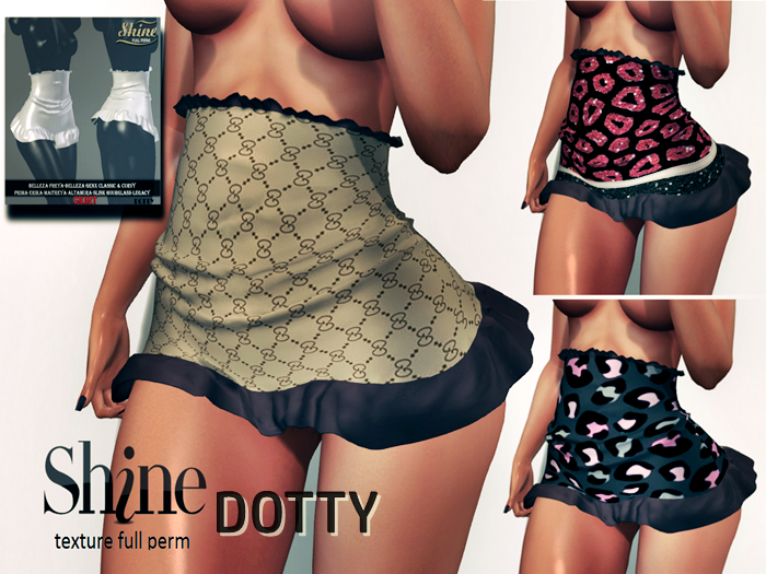 AJ   [SHINE FULL PERM]  SKIRT DOTTY  _TEXTURE FULL PERM 1