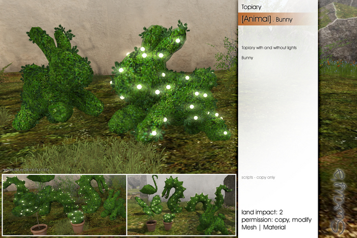 Sway's [Animal] Topiary . Bunny