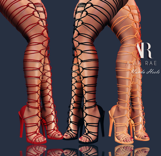 {Asia Rae} Nanda Heels {FATPACK}
