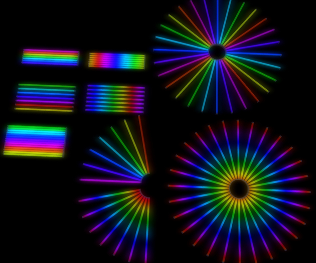 Simple neon set
