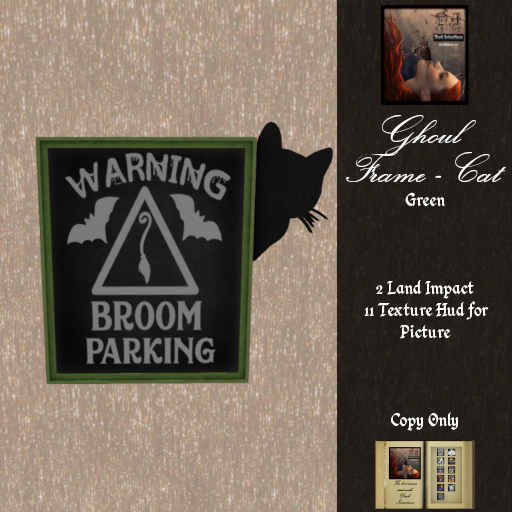 DI Ghoul Frame - Cat (Green) (Boxed) (ADD)