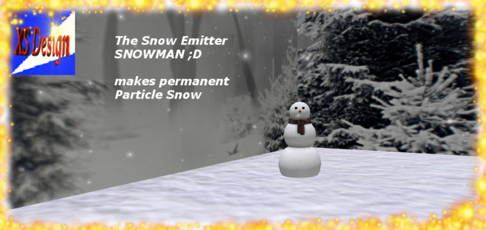 XSD_The Snow Emitter SNOWMAN ;D
