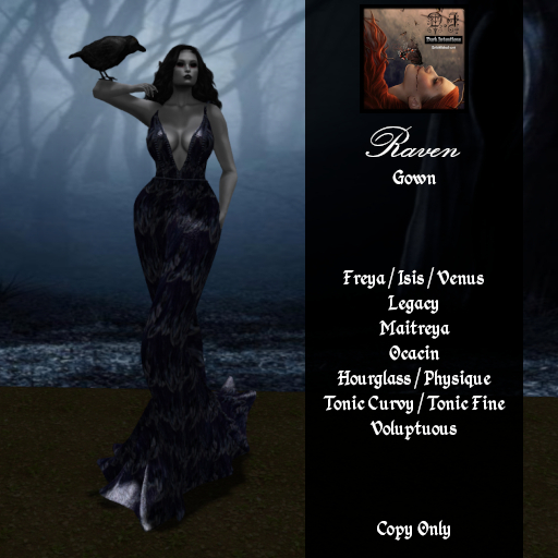 DI Raven Gown (Boxed) (ADD)