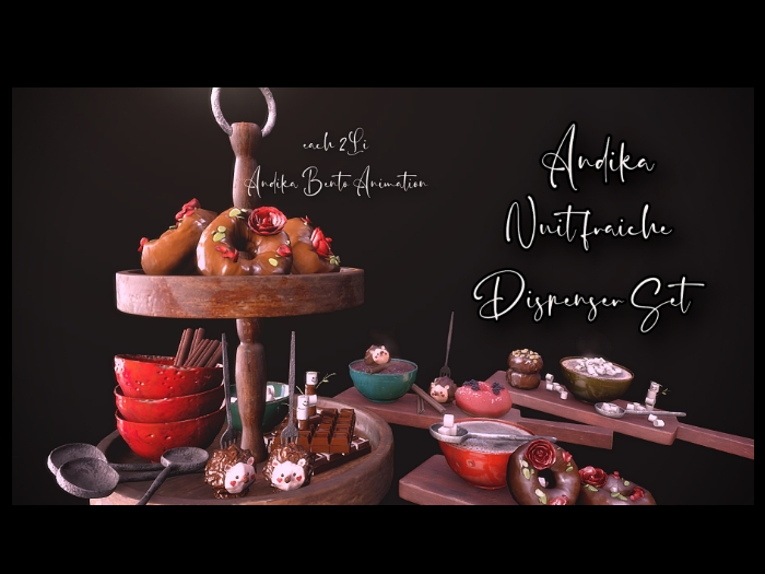 wear//andika[nuit fraiche]Dispenser Set