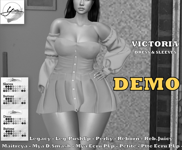 ..YIA.. Victoria Dress DEMO // 3 MIN //