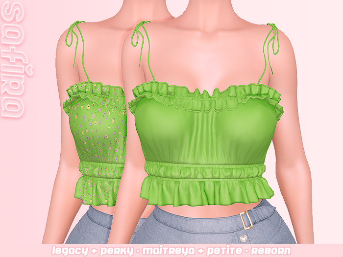.Safira. Riana Top Lime