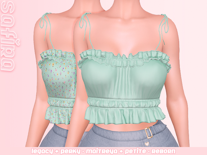 .Safira. Riana Top Mint