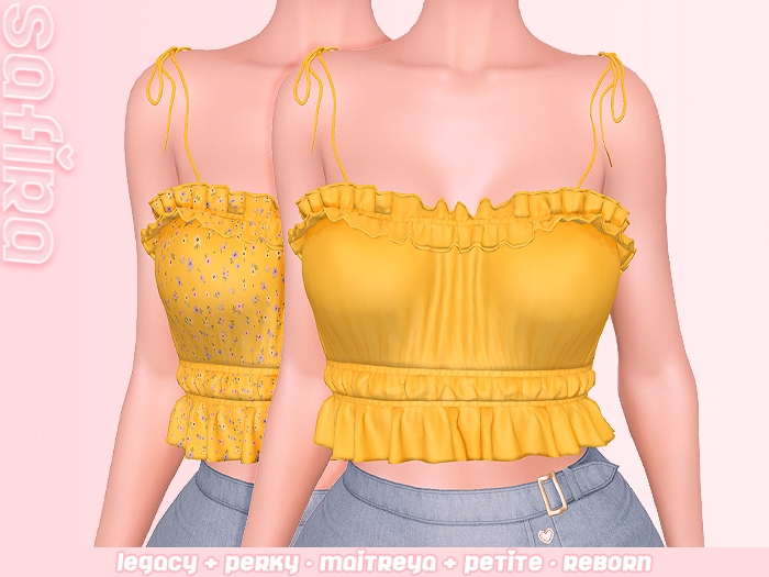 .Safira. Riana Top Yellow